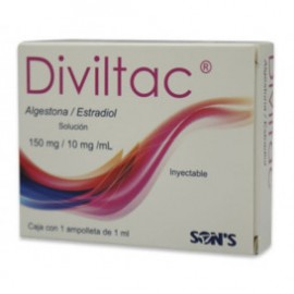 DIVILTAC 1 FA 150/10MG/1 ML